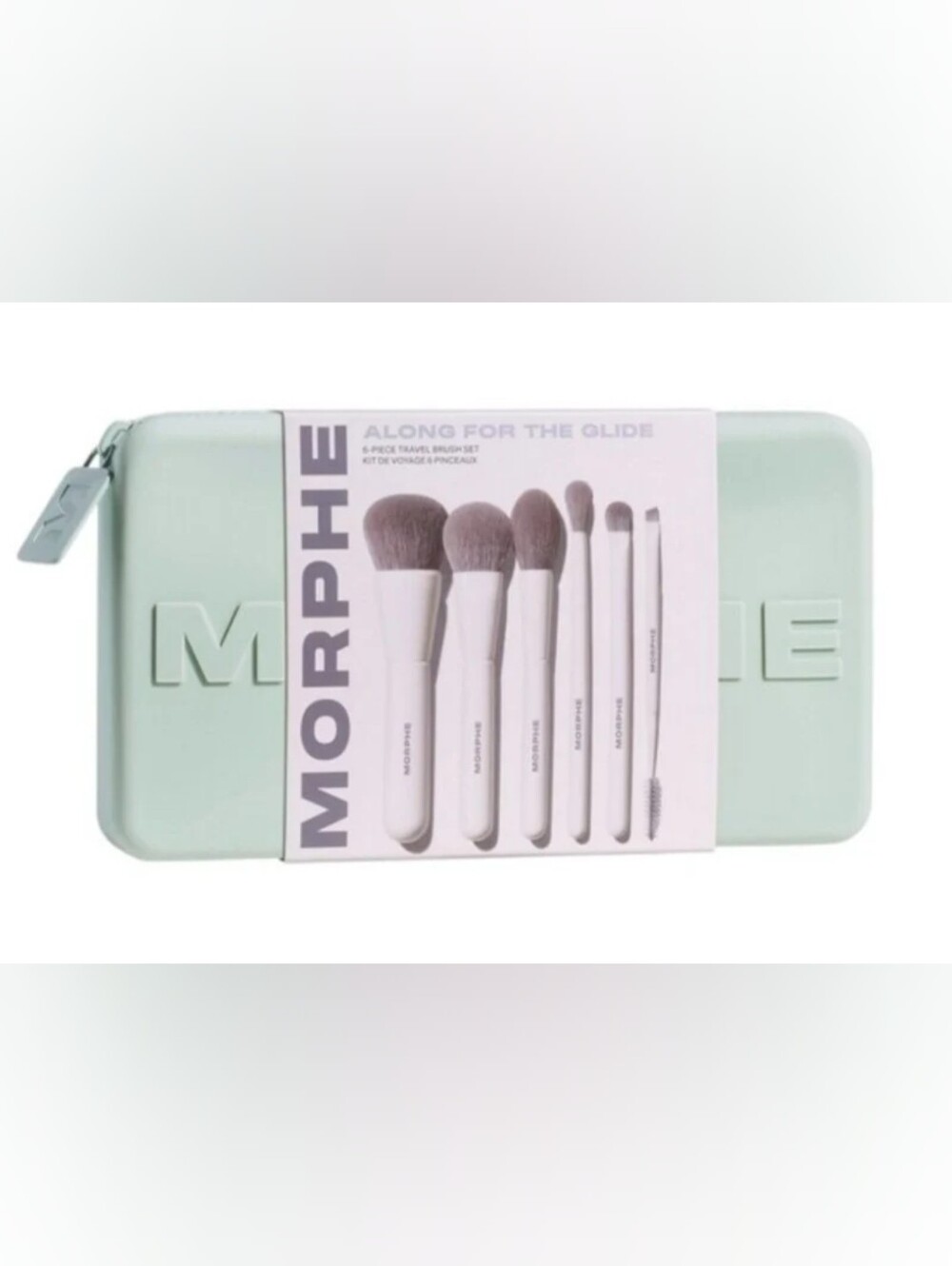 Morphe Along For The Glide 6-piece Travel Brush Set, NEW IN ORIGINAL PACKAGING